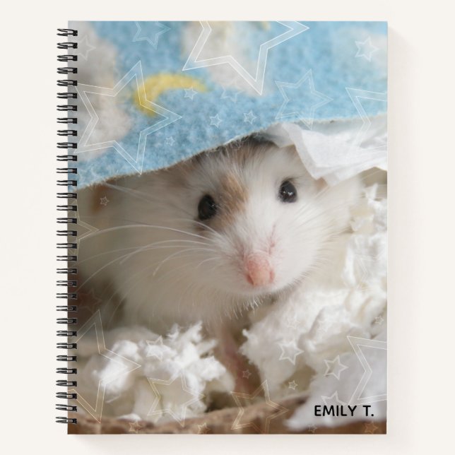 Hammyville - Niedlicher Hamster Notizbuch (Vorderseite)