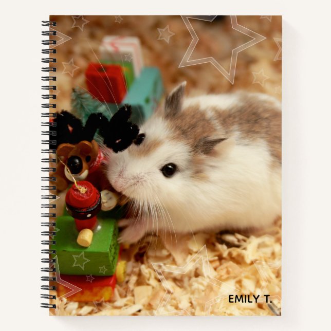 Hammyville - Niedlicher Hamster Notizbuch (Vorderseite)