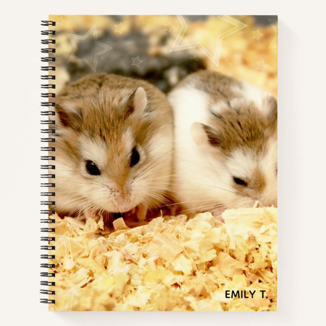 Hammyville - Niedlicher Hamster Notizbuch (Vorderseite)