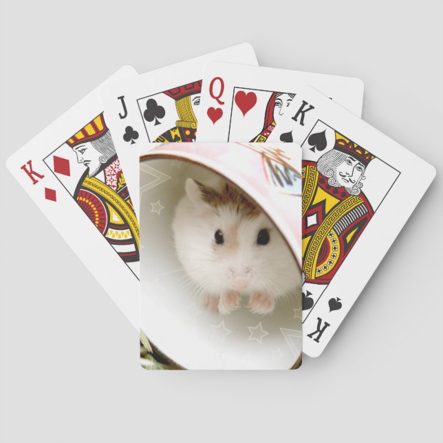 Hammyville - Niedlicher Hamster Spielkarten (Rückseite)