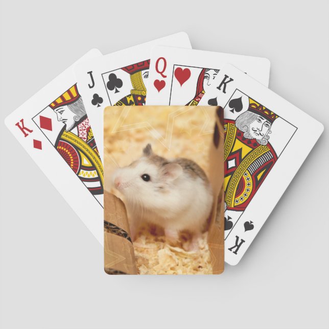 Hammyville - Niedlicher Hamster Spielkarten (Rückseite)