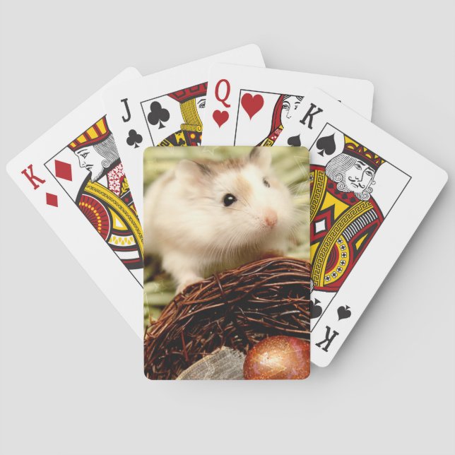 Hammyville - Niedlicher Hamster Spielkarten (Rückseite)