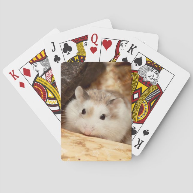 Hammyville - Niedlicher Hamster Spielkarten (Rückseite)