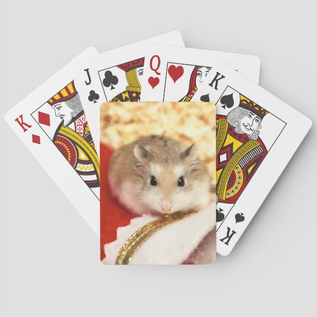 Hammyville - Niedlicher Hamster Spielkarten (Rückseite)