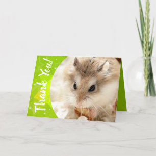 Hammyville - Niedlicher Hamster Vielen Dank Dankeskarte