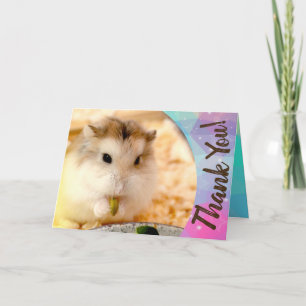 Hammyville - Niedlicher Hamster Vielen Dank Dankeskarte