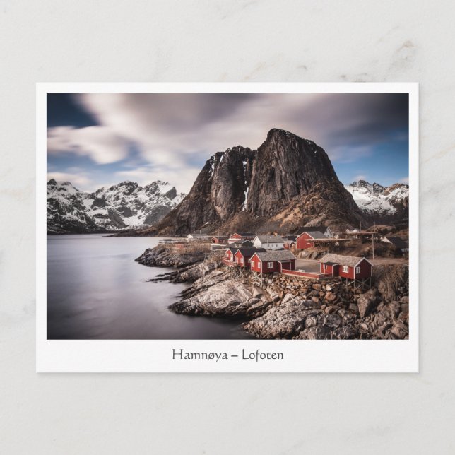 Hamnoy Lofoten Postkarte (Vorderseite)