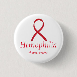 Hämophilie rotes Bewusstsein Ribbon Custom Pendan Button