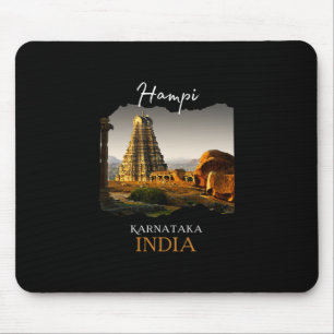 Hampi Karnataka Indien Abstammung Tourismus Frauen Mousepad