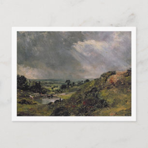 Hampstead Heath, Branch Hill Pond, 1828 Postkarte