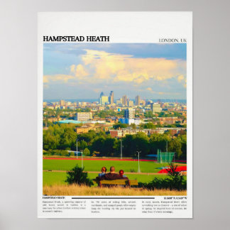 Hampstead Heath Poster, Parliament Hill, London Pa Poster