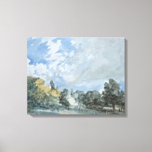 Hampstead Heath (von John Constable) Leinwanddruck