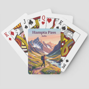 Hampta Pass Indien Spielkarten