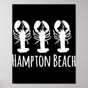 Hampton Beach New Hampshire Hummer Schifffahrt Küs Poster