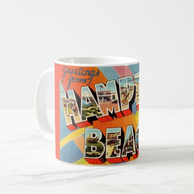 Hampton Beach, New Hampshire Tasse (Vorderseite Links)