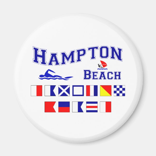 Hampton Beach, NH Magnet (Vorne)