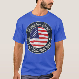 Hampton Beach - T-shirt souvenir patriotique du Ne