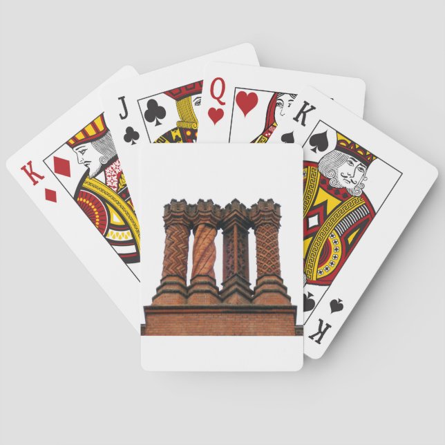 Hampton Court Chimneys: Klassische Spielkarten (Rückseite)