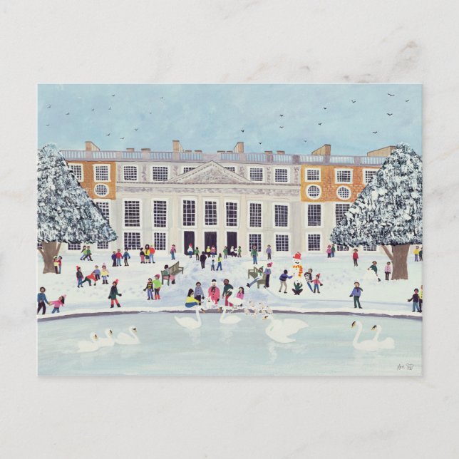 Hampton Court Palace Fown Gardens Postkarte (Vorderseite)