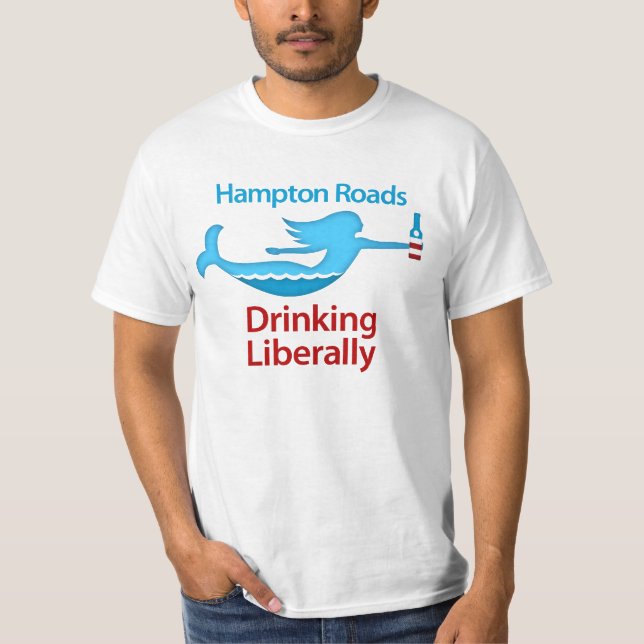 Hampton-Straßen, die liberal ringsum Logo-Shirt T-Shirt (Vorderseite)