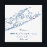 Hamptons Montauk Hochzeit in Urlaubsort Gevor Magnet<br><div class="desc">Schnelle und einfache Bestellung! Dieser Montauk Hochzeit in Urlaubsort Gunst Magnet ist perfekt, um mit Begrüßungssack-Goodies für Ihre Hamptons Hochzeit in Urlaubsort Gäste, oder anpassen Sie sie für Ihre Hochzeitsfeier. Das Herz ist über Montauk, aber Sie können das Herz bewegen, indem Sie unter "Personalisieren" auf "Bearbeiten mit dem Designwerkzeug" klicken....</div>