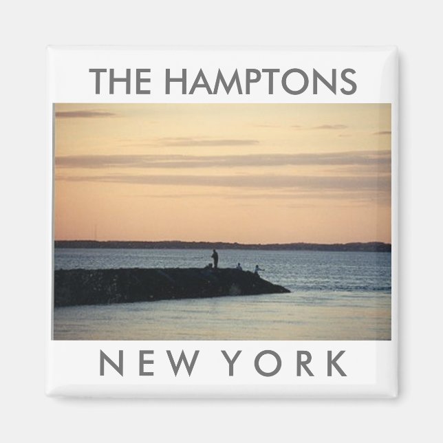 Hamptons Sunset-Magnet Magnet (Vorne)
