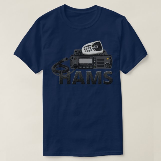 Hams Amateur Radio Operator T-Shirt (Design vorne)