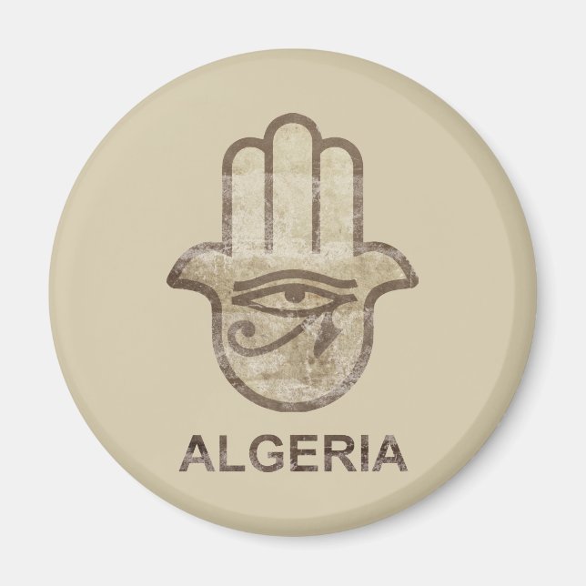 Hamsa Algeria Magnet (Vorne)