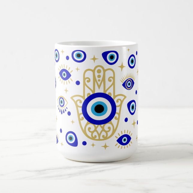 Hamsa Evil Eye Tasse (Mittel)