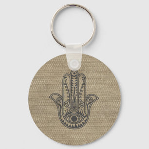 HAMSA Hand des Fatima-Symbols Amulet Schlüsselanhänger