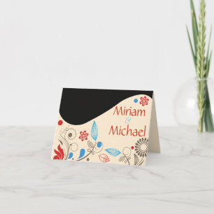 HAMSA HAND Hochzeit Danke Karte