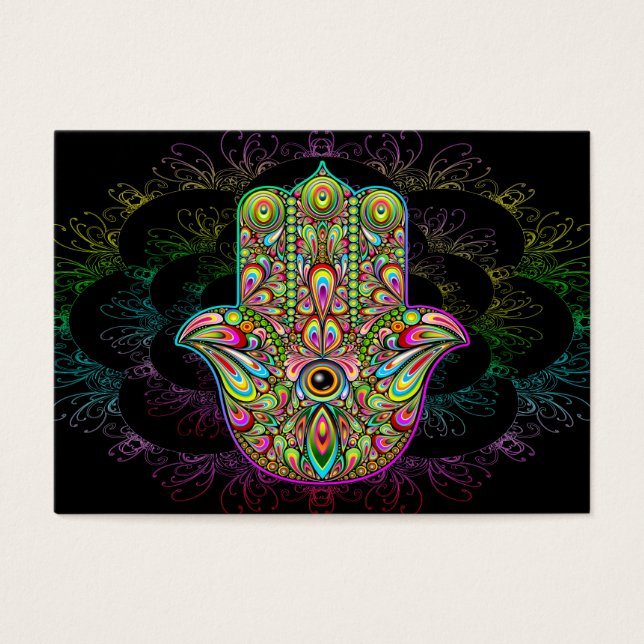Hamsa Hand Psychedelic (Vorderseite)