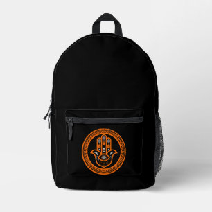 Hamsa-Hand-Schutz vor dem Bösen Blick Bedruckter Rucksack