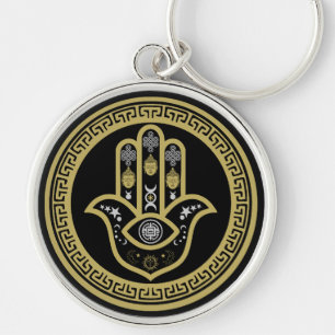 Hamsa-Hand-Schutz vor dem Bösen Blick Schlüsselanhänger