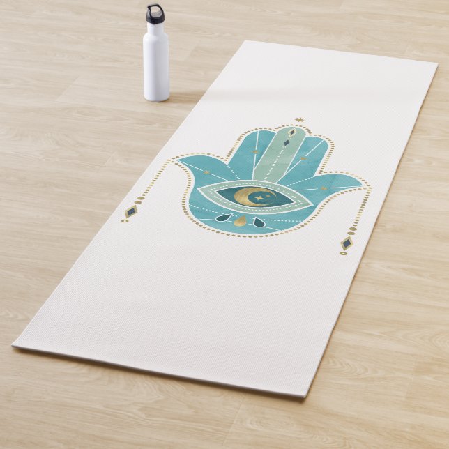 Hamsa Hand Yogamatte (Beispiel)