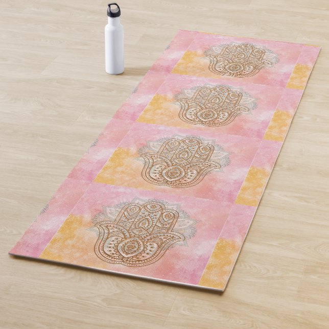 Hamsa Hand Yogamatte (Beispiel)