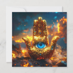 HAMSA HAND - ZEN-BUDDHISMUS KARTE