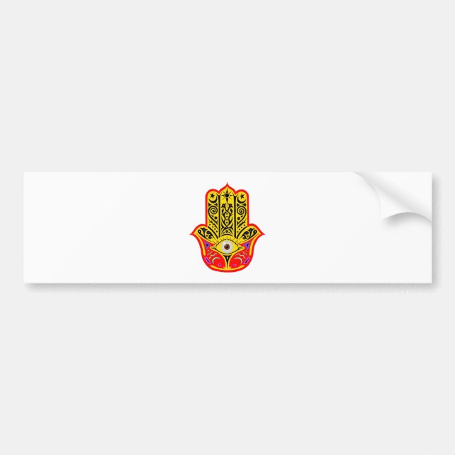 Hamsa - magisches Hamsa Autoaufkleber (Vorne)