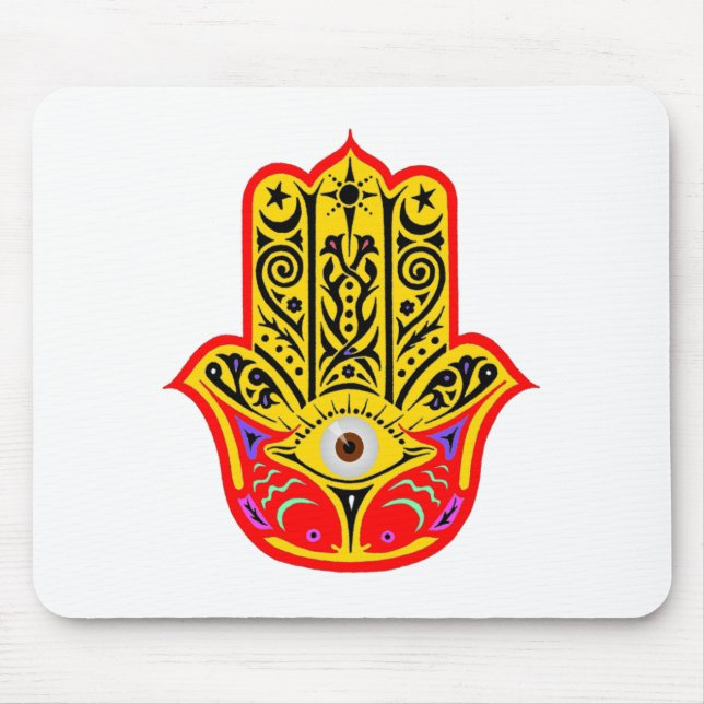Hamsa - magisches Hamsa Mousepad (Vorne)