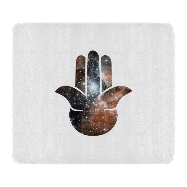 Hamsa Milky Way Schneidebrett (Vorderseite)
