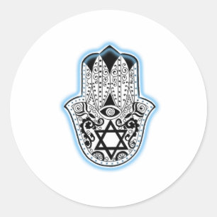 Hamsa Runder Aufkleber