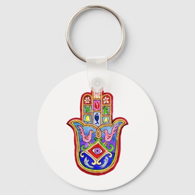 Hamsa Schlüsselanhänger (Vorderseite)