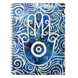 Hamsa Swirls Notizblock