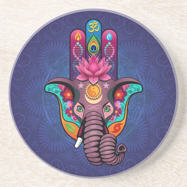 Hamsanesh Sandstein Untersetzer (Vorne)