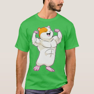 Hamster als Bodybuilder mit großen Muskeln T-Shirt