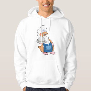 Hamster als Koch mit Platter Hoodie