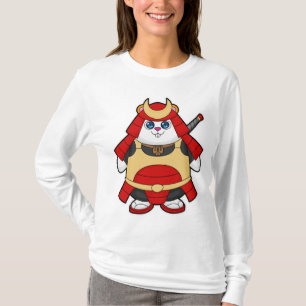 Hamster als Krieger mit Rüstung T-Shirt
