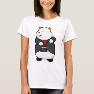 Hamster als Magier mit Zauberstab & Hut T-Shirt