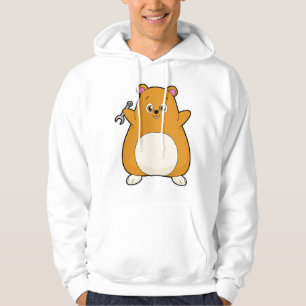 Hamster als Mechanik mit Schraubenschlüssel Hoodie
