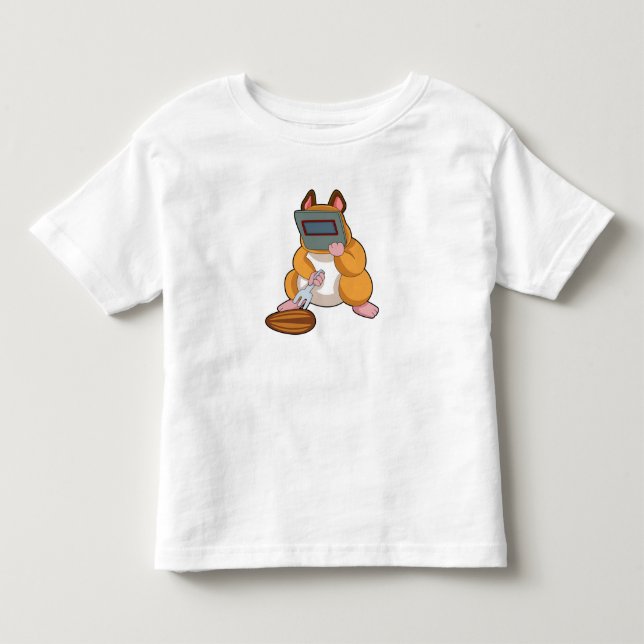 Hamster als Welder.PNG Kleinkind T-shirt (Vorderseite)